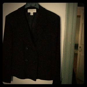 Black wool blazer